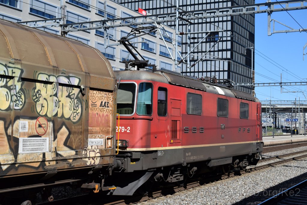 8134-0025-030822.jpg - SBBC Re 4/4'' 11279 (Re 420.279-2)  (Re 91 85 4 420 279-2 CH-SBBC) / Zürich-Altstetten 3.8.2022