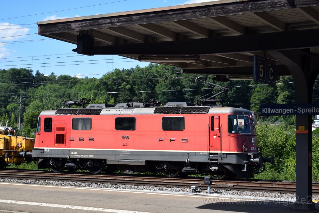 4539-0006-170717.jpg - SBBC Re 4/4'' 11280 (Re 420.280-0)  (Re 91 85 4 420 280-0 CH-SBBC) / Killwangen-Spreitenbach 17.7.2017