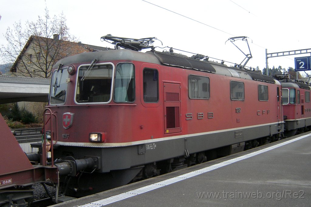 1438-0034-131107.jpg - SBB-CFF Re 4/4'' 11287 / Hinwil 13.11.2007