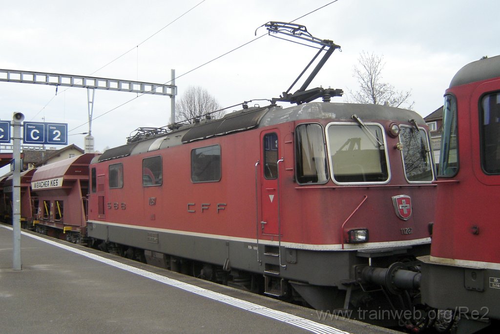 1438-0045-131107.jpg - SBB-CFF Re 4/4'' 11287 / Hinwil 13.11.2007