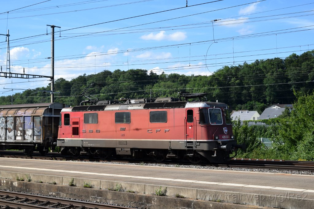 4541-0050-170717.jpg - SBBC Re 4/4'' 11287 (Re 420.287-5)  (Re 91 85 4 420 287-5 CH-SBBC) / Killwangen-Spreitenbach 17.7.2017