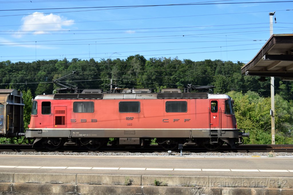 4542-0005-170717.jpg - SBBC Re 4/4'' 11287 (Re 420.287-5)  (Re 91 85 4 420 287-5 CH-SBBC) / Killwangen-Spreitenbach 17.7.2017