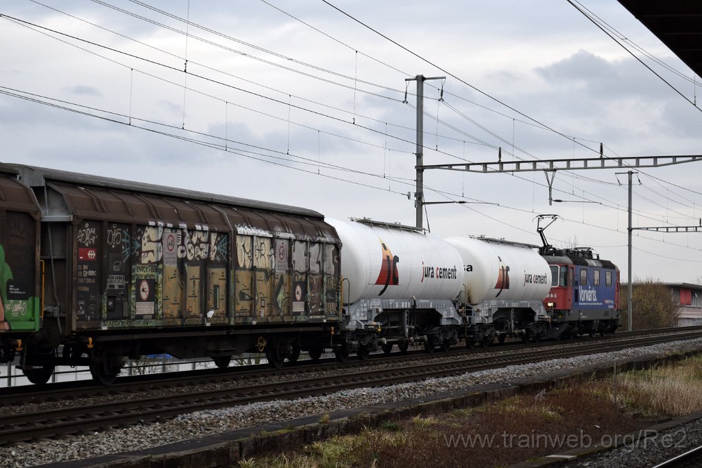 8360-0003-310123.jpg - SBBC Re 420.288-3 ''Avanti tutta!'' (Re 91 85 4 420 288-3 CH-SBBC) / Killwangen-Spreitenbach 31.1.2023