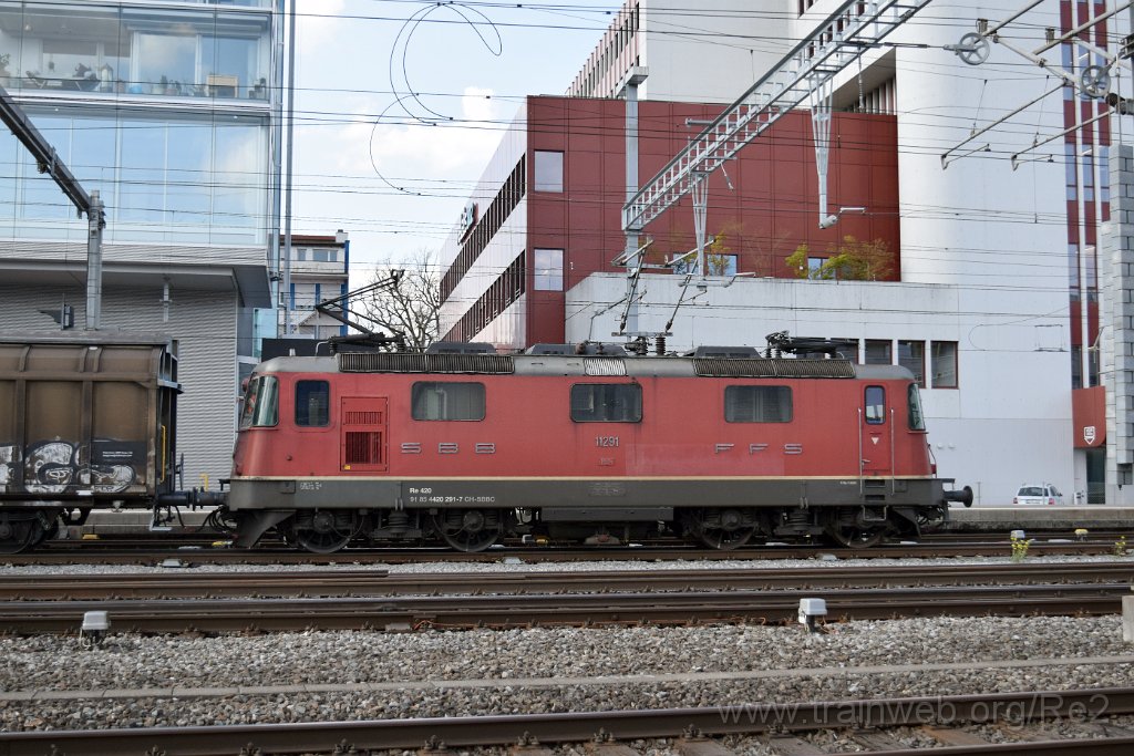 7362-0019-200421.jpg - SBBC Re 4/4'' 11291 (Re 420.291-7)  (Re 91 85 4 420 291-7 CH-SBBC) / Aarau 20.4.2021