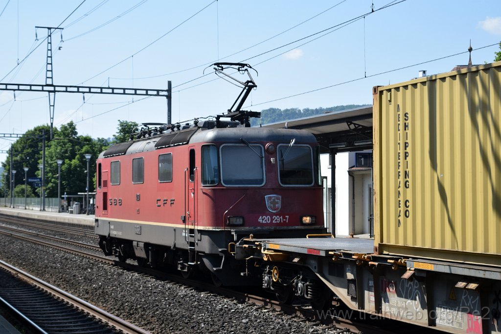 9837-0028-190625.jpg - SBBC Re 4/4'' 11291 (Re 420.291-7)  (Re 91 85 4 420 291-7 CH-SBBC) / Sissach 19.6.2025