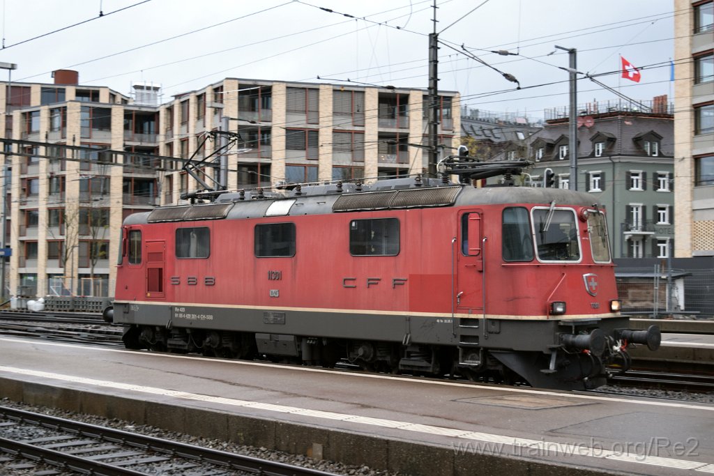5797-0050-121219.jpg - SBB-CFF Re 4/4'' 11301 (Re 420.301-4)  (Re 91 85 4 420 301-4 CH-SBB) / Zürich HB 12.12.2019
