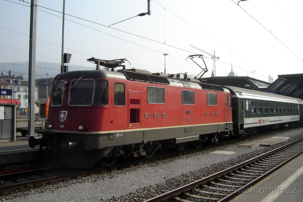 1291-0011-150307.jpg - SBB-CFF Re 4/4'' 11304 / Zürich HB 15.3.2007