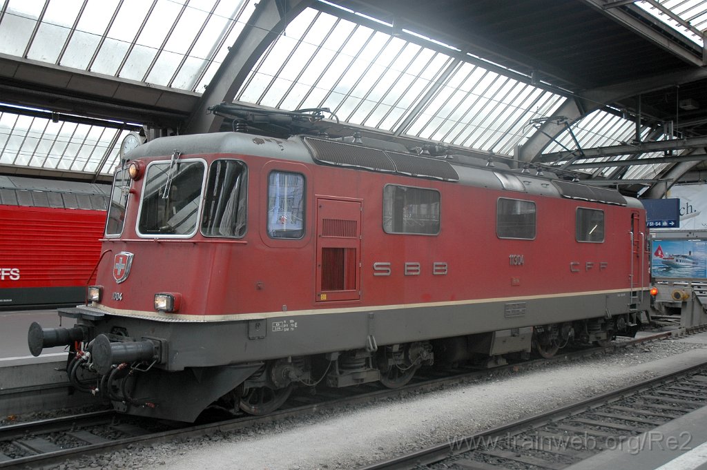 1559-0005-060908.jpg - SBB-CFF Re 4/4'' 11304 / Zürich HB 6.9.2008