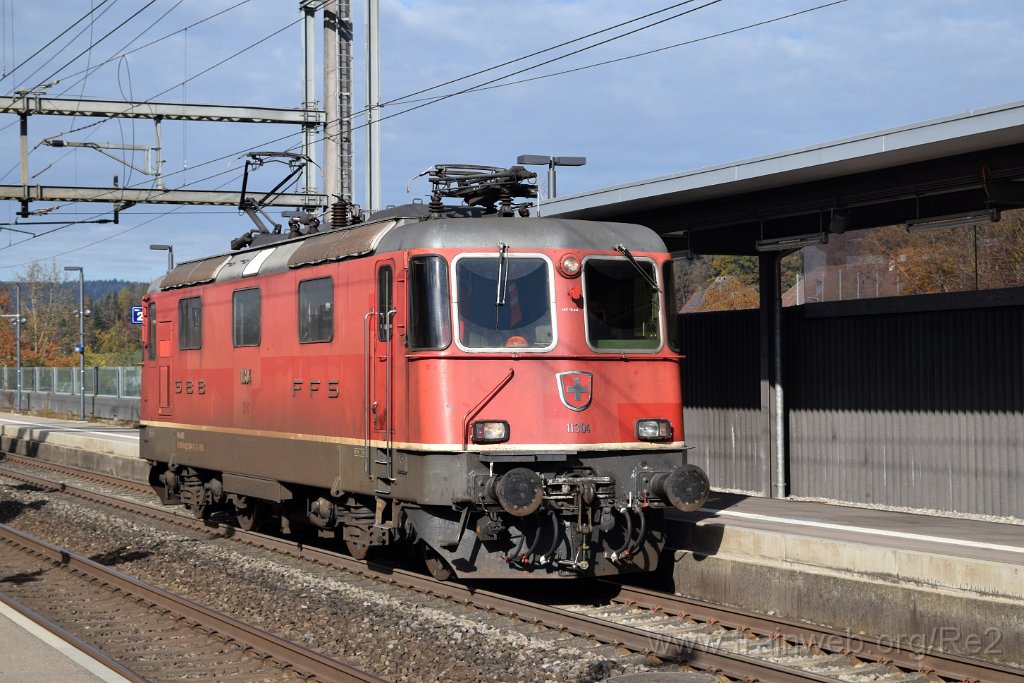 9476-0021-141124.jpg - SBB-CFF Re 4/4'' 11304 (Re 420.304-8)  (Re 91 85 4 420 304-8 CH-SBB) / Rubigen 14.11.2024