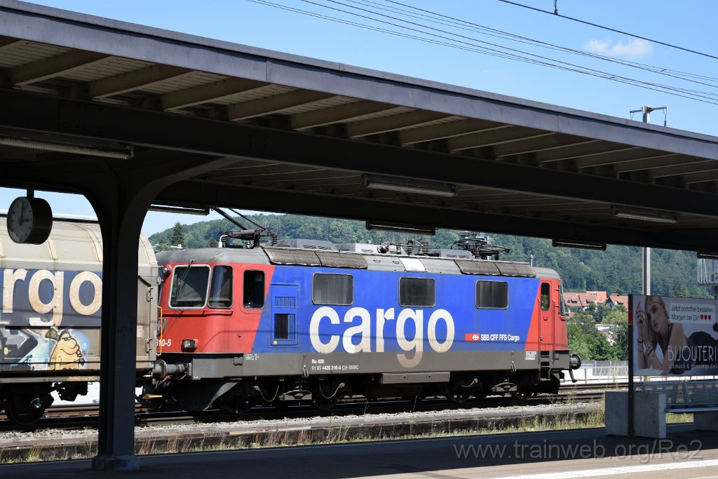 8094-0019-150722.jpg - SBBC Re 420.310-5 (Re 91 85 4 420 310-5 CH-SBBC) / Killwangen-Spreitenbach 15.7.2022