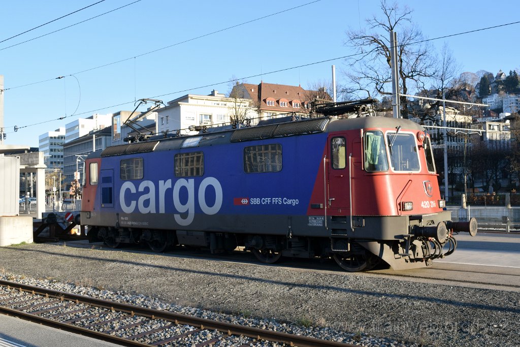 8341-0014-070123.jpg - SBBC Re 420.310-5 (Re 91 85 4 420 310-5 CH-SBBC) / St.Gallen HB 7.1.2023