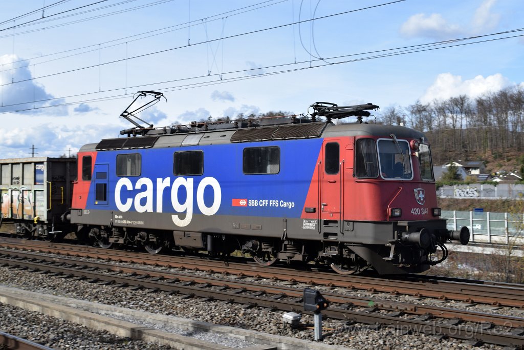 8434-0022-150323.jpg - SBBC Re 420.314-7 (Re 91 85 4 420 314-7 CH-SBBC) / Killwangen-Spreitenbach 15.3.2023
