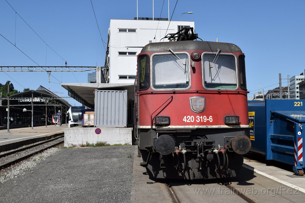 8021-0046-040622.jpg - SBBC Re 4/4'' 11319 (Re 420.319-6)  (Re 91 85 4 420 319-6 CH-SBBC) / St.Gallen HB 4.6.2022