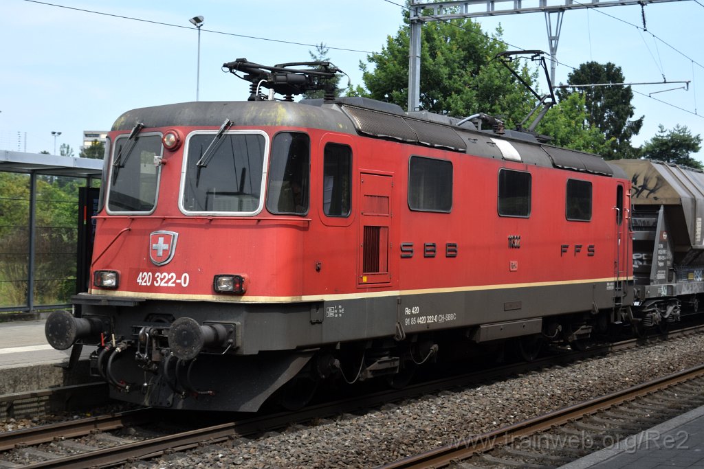 9863-0042-010725.jpg - SBBC Re 4/4'' 11322 (Re 420.322-0)  (Re 91 85 4 420 322-0 CH-SBBC) / Zürich-Affoltern 1.7.2025