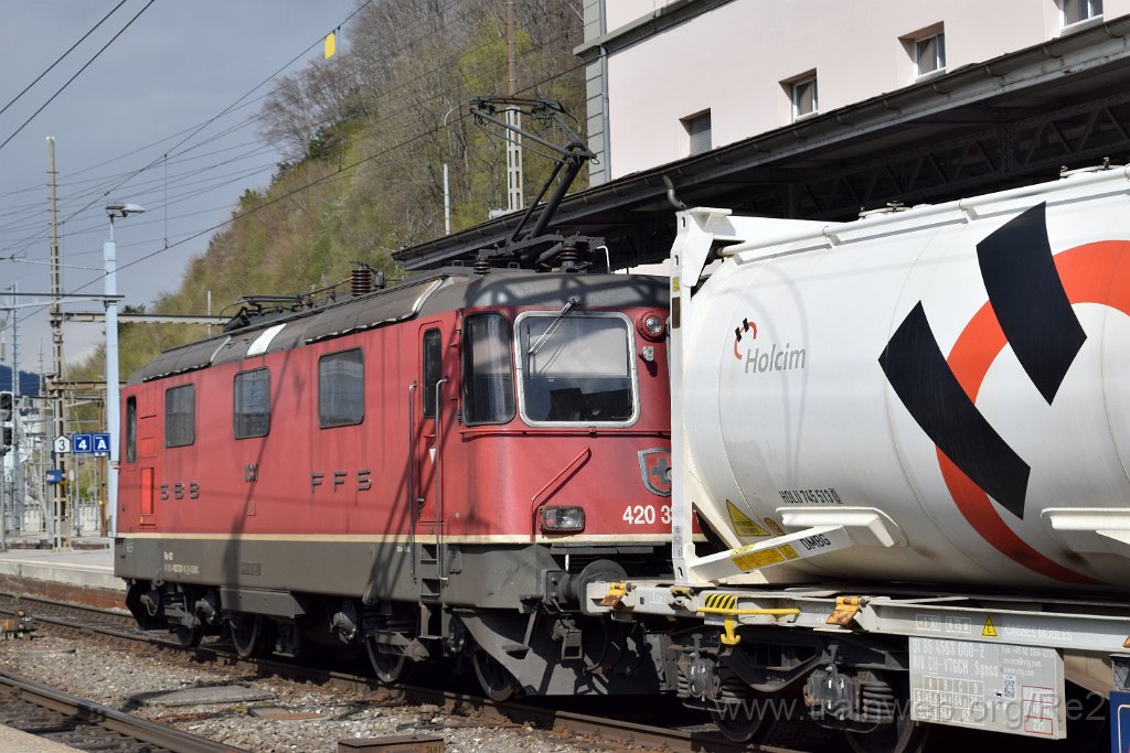 7348-0043-140421.jpg - SBBC Re 4/4'' 11331 (Re 420.331-1)  (Re 91 85 4 420 331-1 CH-SBBC) / Olten 14.4.2021
