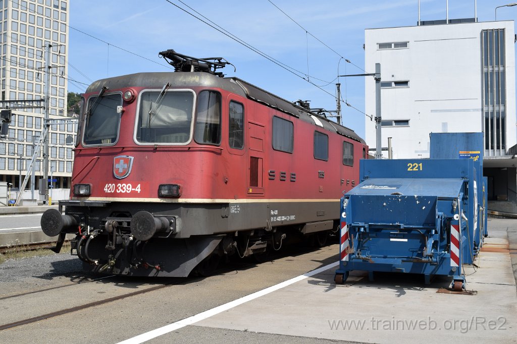 9332-0036-310824.jpg - SBBC Re 4/4'' 11339 (Re 420.339-4)  (Re 91 85 4 420 339-4 CH-SBBC) / St.Gallen HB 31.8.2024