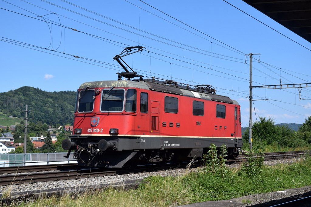 8097-0049-150722.jpg - SBBC Re 4/4'' 11340 (Re 420.340-2)  (Re 91 85 4 420 340-2 CH-SBBC) / Killwangen-Spreitenbach 15.7.2022