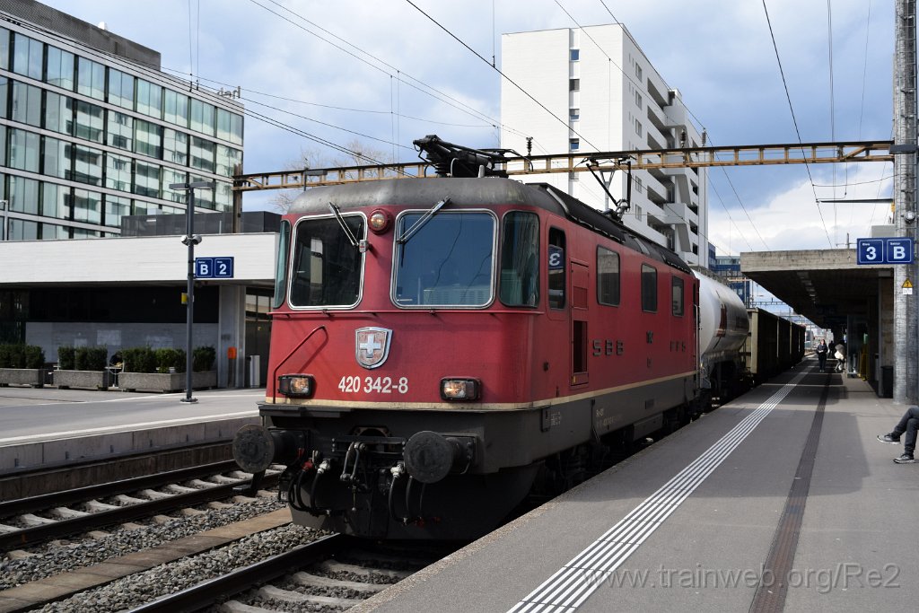8994-0013-150324.jpg - SBBC Re 4/4'' 11342 (Re 420.342-8)  (Re 91 85 4 420 342-8 CH-SBBC) / Zürich-Altstetten 15.3.2024