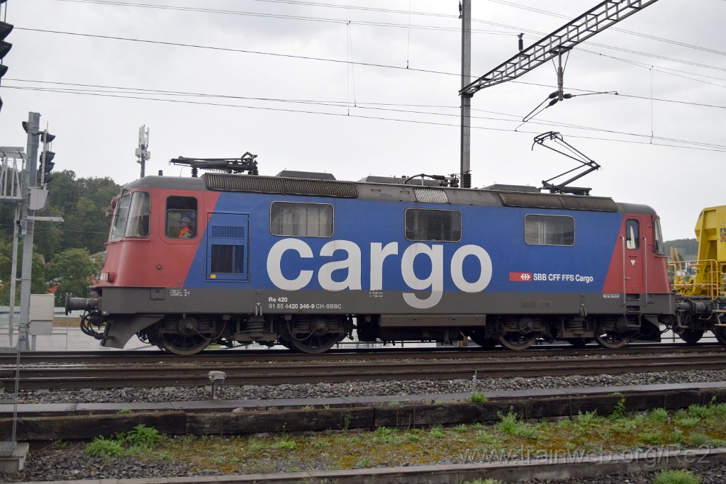 8214-0032-140922.jpg - SBBC Re 420.346-9 (Re 91 85 4 420 346-9 CH-SBBC) / Killwangen-Spreitenbach 14.9.2022
