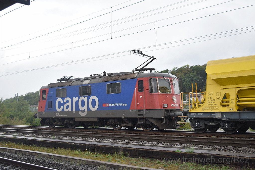 8214-0033-140922.jpg - SBBC Re 420.346-9 (Re 91 85 4 420 346-9 CH-SBBC) / Killwangen-Spreitenbach 14.9.2022