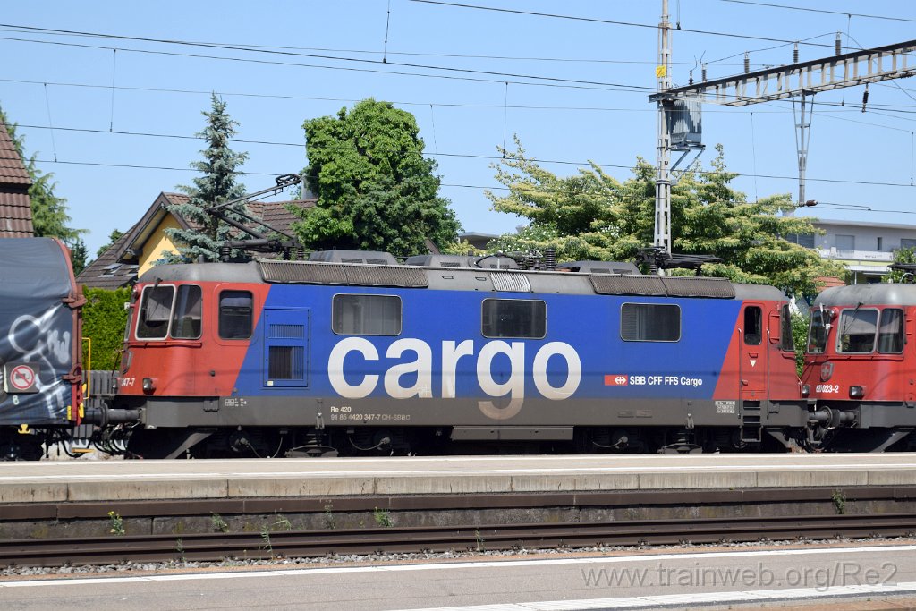 8646-0041-310523.jpg - SBBC Re 420.347-7 (Re 91 85 4 420 347-7 CH-SBBC) / Lenzburg 31.5.2023