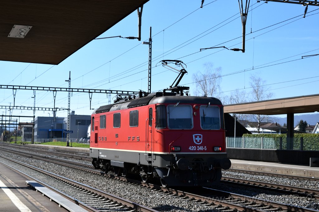 7315-0036-240321.jpg - SBBC Re 4/4'' 11348 (Re 420.348-5)  (Re 91 85 4 420 348-5 CH-SBBC) / Rupperswil 24.3.2021