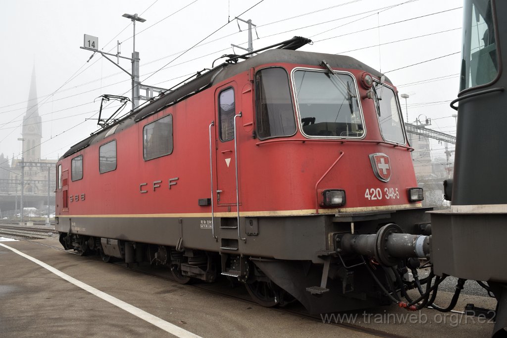 9539-0048-190125.jpg - SBBC Re 4/4'' 11348 (Re 420.348-5)  (Re 91 85 4 420 348-5 CH-SBBC) / St.Gallen HB 19.1.2025