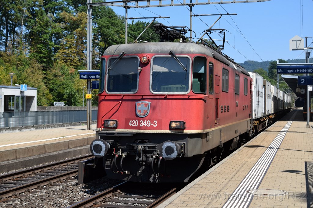 8105-0038-220722.jpg - SBBC Re 4/4'' 11349 (Re 420.349-3)  (Re 91 85 4 420 349-3 CH-SBBC) / Mellingen Heitersberg 22.7.2022