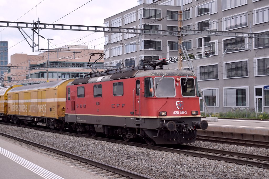 9095-0020-080524.jpg - SBBC Re 4/4'' 11349 (Re 420.349-3)  (Re 91 85 4 420 349-3 CH-SBBC) / Zürich-Altstetten 8.5.2024