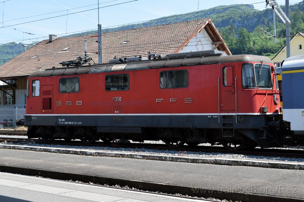 8629-0007-300523.jpg - OeBB Re 4/4''' 11350 (Re 430.350-9)  (Re 91 85 4 430 350-9 CH-OeBB) / Balsthal 30.5.2023