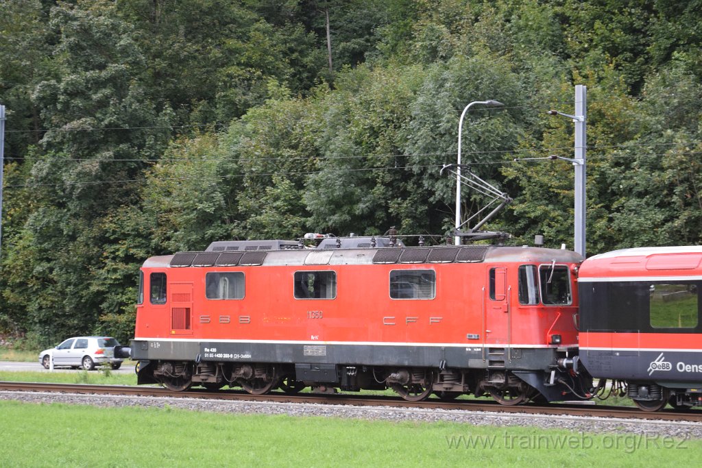 9365-0047-140924.jpg - OeBBH Re 4/4''' 11350 (Re 430.350-9)  (Re 91 85 4 430 350-9 CH-OeBBH) / Aeussere Klus 14.9.2024