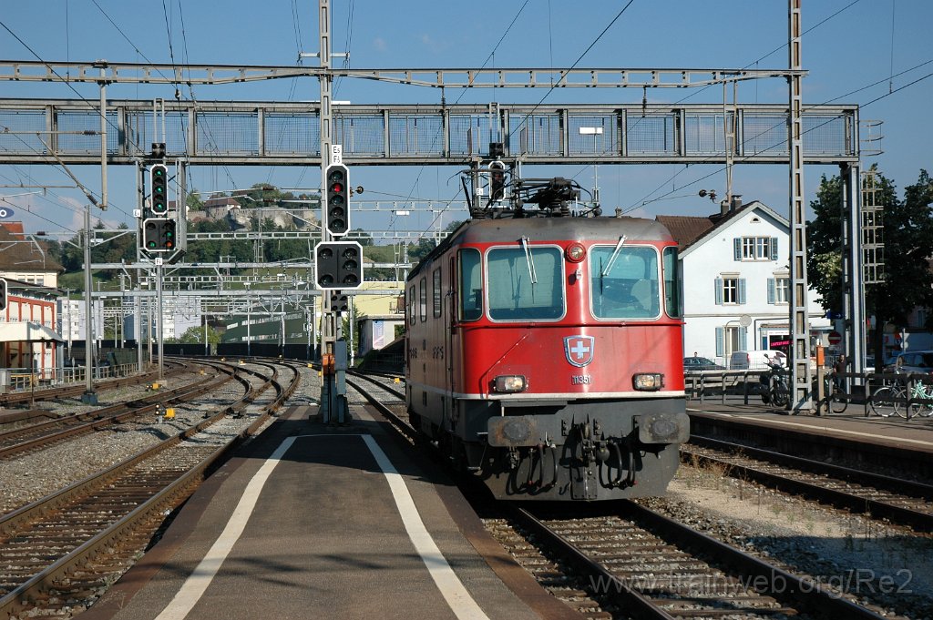 2564-0040-100812.jpg - SBB-CFF Re 4/4''' 11351 / Lenzburg 10.8.2012