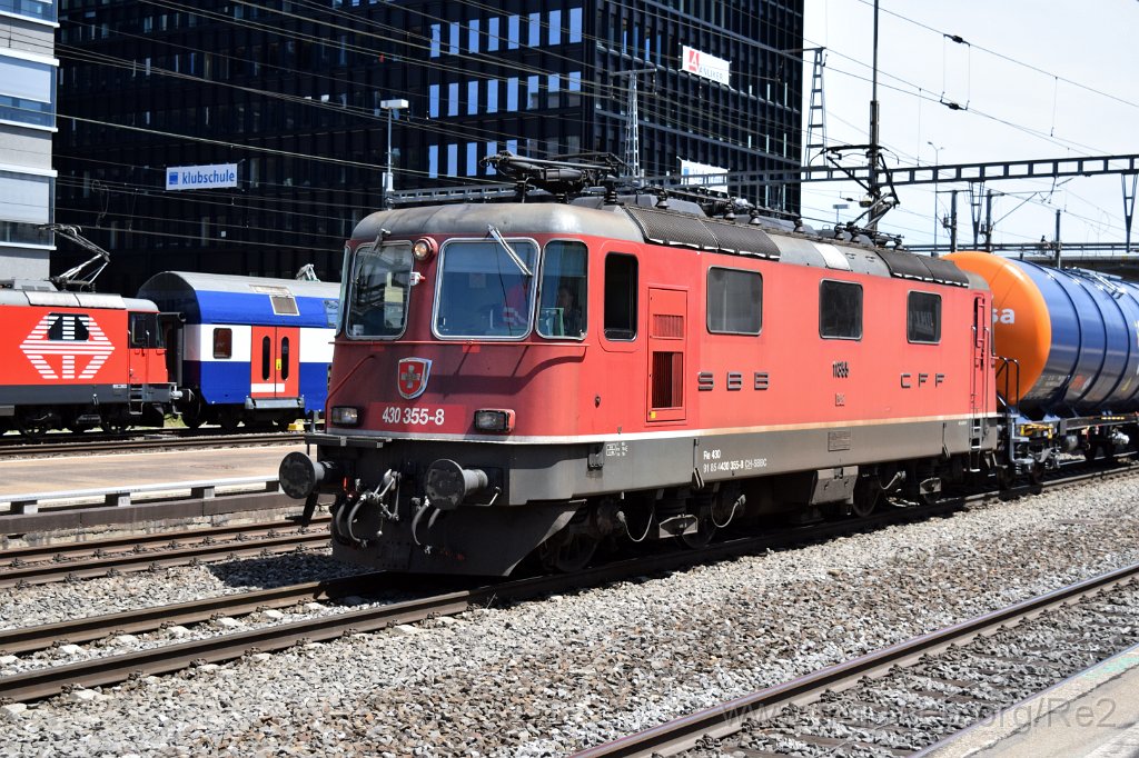 4512-0024-080617.jpg - SBBC Re 4/4''' 11355 (Re 430.355-8)  (Re 91 85 4 430 355-8 CH-SBBC) / Zürich-Altstetten 8.6.2017