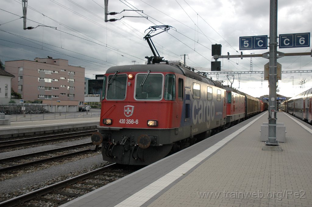 2918-0039-190813.jpg - SBBC Re 430.356-6 + SBB-CFF Re 4/4'' 11257 / Pfäffikon SZ 19.8.2013