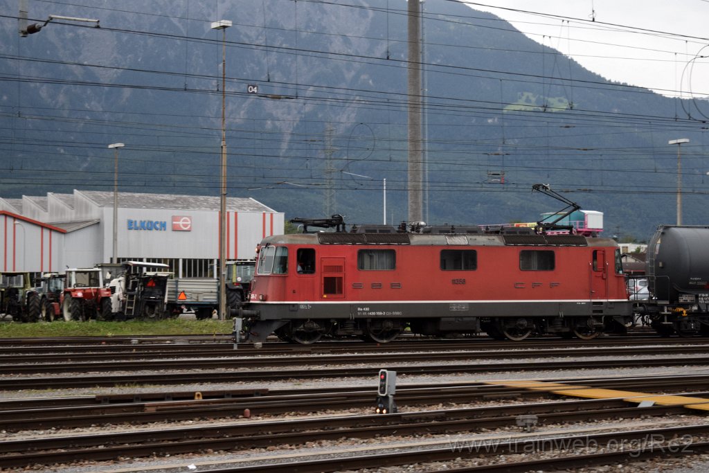 4643-0035-040917.jpg - SBBC Re 4/4''' 11358 (Re 430.358-2)  (Re 91 85 4 430 358-2 CH-SBBC) / Buchs SG 4.9.2017
