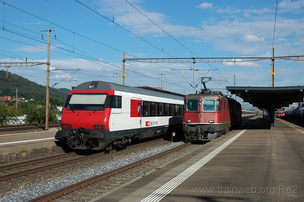3229-0043-080814.jpg - SBB-CFF Bt (IC) 50 85 28-94 *** + SBB-CFF Re 4/4''' 11363 + SBB-CFF Re 4/4''' 11361 / Killwangen-Spreitenbach 8.8.2014