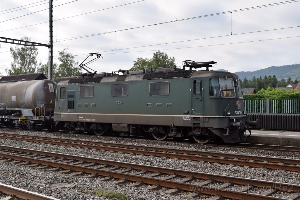 5706-0035-220819.jpg - SBBC Re 4/4''' 11364 (Re 430.364-0)  (Re 91 85 4 430 364-0 CH-SBBC) / Rupperswil 22.8.2019