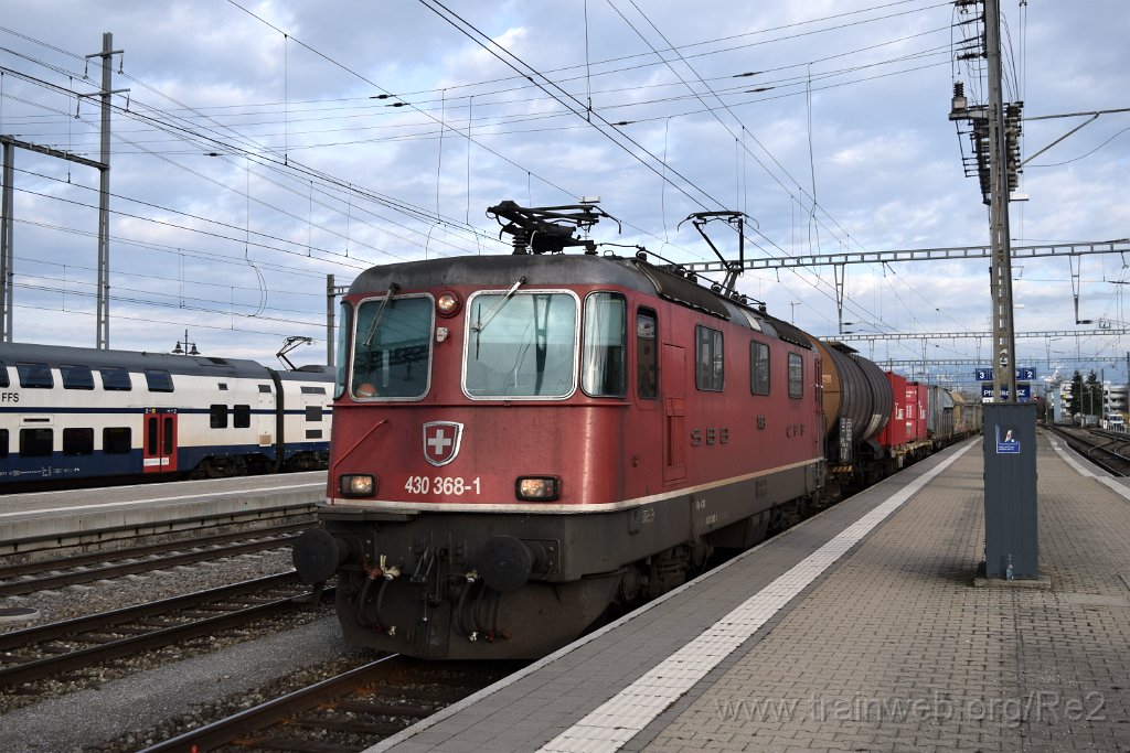 4361-0030-220217.jpg - SBBC Re 4/4''' 11368 (Re 430.368-1)  (Re 91 85 4 430 368-1 CH-SBBC) / Pfäffikon SZ 22.2.2017