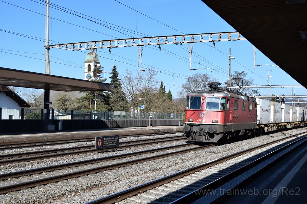 7322-0038-240321.jpg - SBBC Re 4/4''' 11368 (Re 430.368-1)  (Re 91 85 4 430 368-1 CH-SBBC) / Rupperswil 24.3.2021