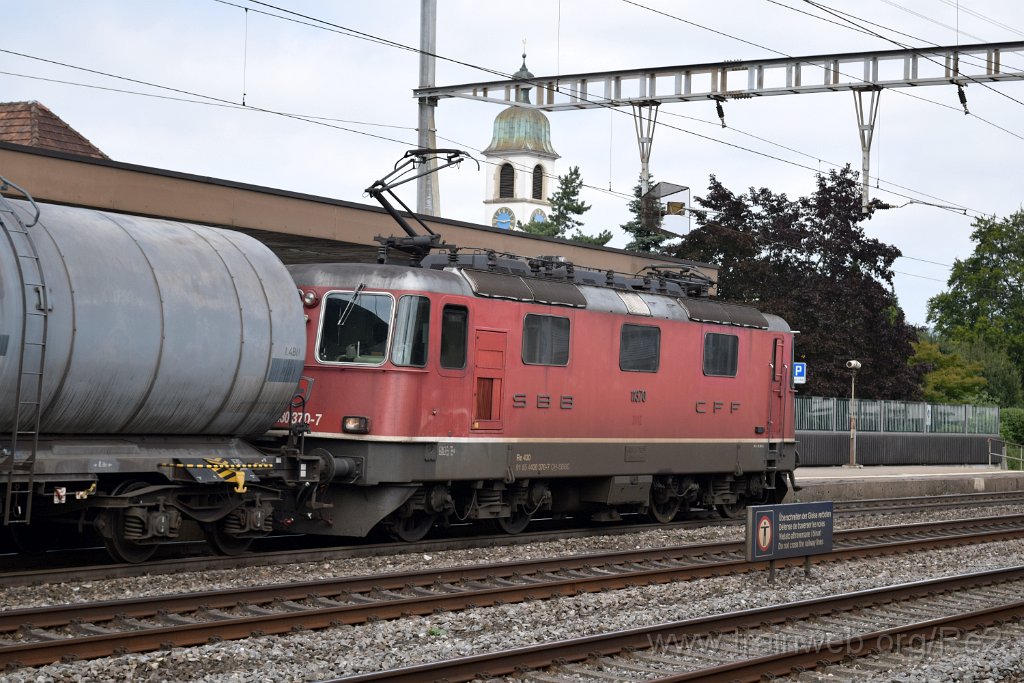 5698-0024-220819.jpg - SBBC Re 4/4''' 11370 (Re 430.370-7)  (Re 91 85 4 430 370-7 CH-SBBC) / Rupperswil 22.8.2019