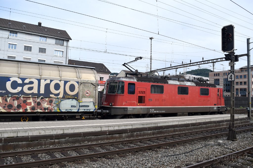 7631-0015-090821.jpg - SBBC Re 4/4''' 11370 (Re 430.370-7)  (Re 91 85 4 430 370-7 CH-SBBC) / Olten 9.8.2021