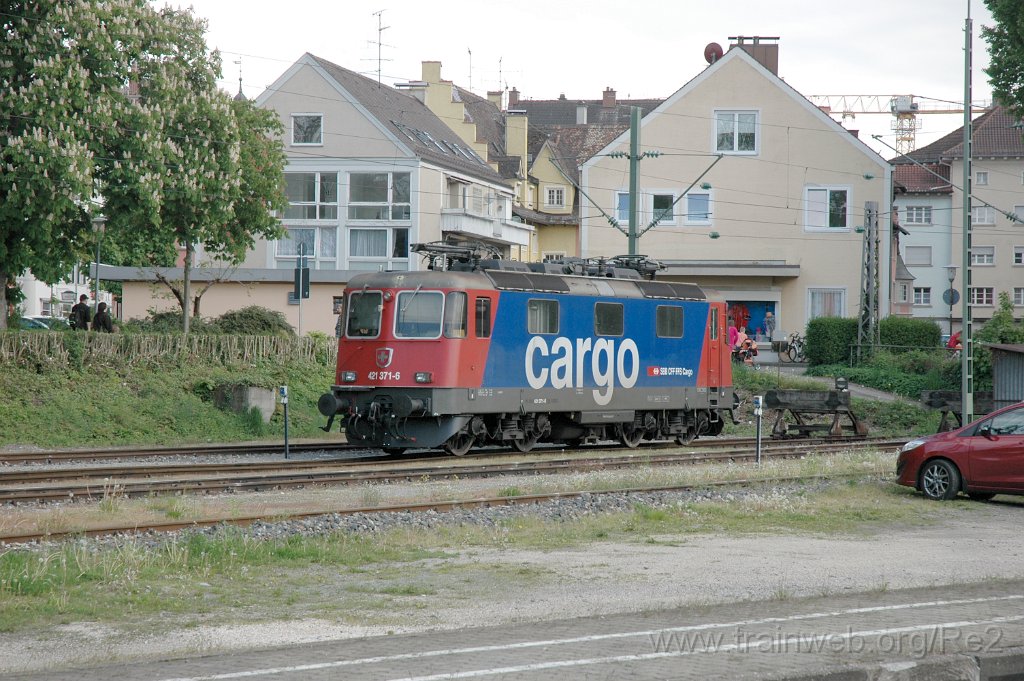 3091-0035-010514.jpg - SBBC Re 421.371-6 (Re 91 85 4 421 371-6 CH-SBBC) / Lindau Hbf 1.5.2014