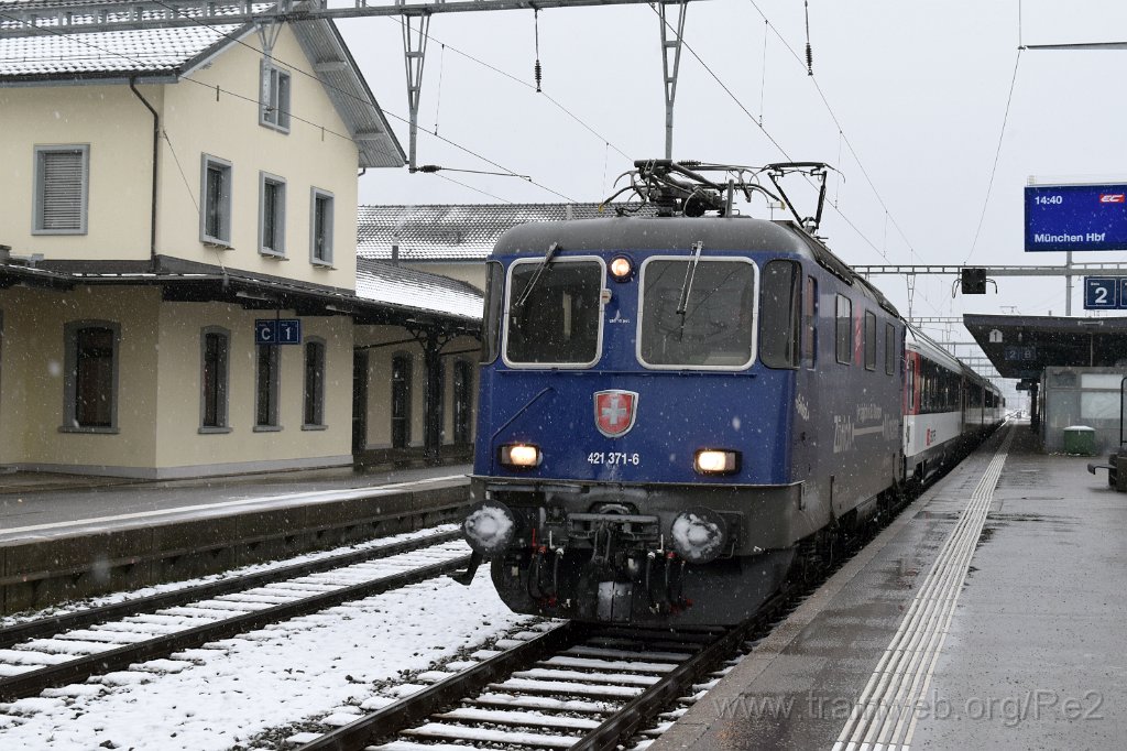 7214-0008-091220.jpg - SBBC Re 421.371-6 ''Zürich-München 2021'' (Re 91 85 4 421 371-6 CH-SBBC) / St.Margrethen 9.12.2020