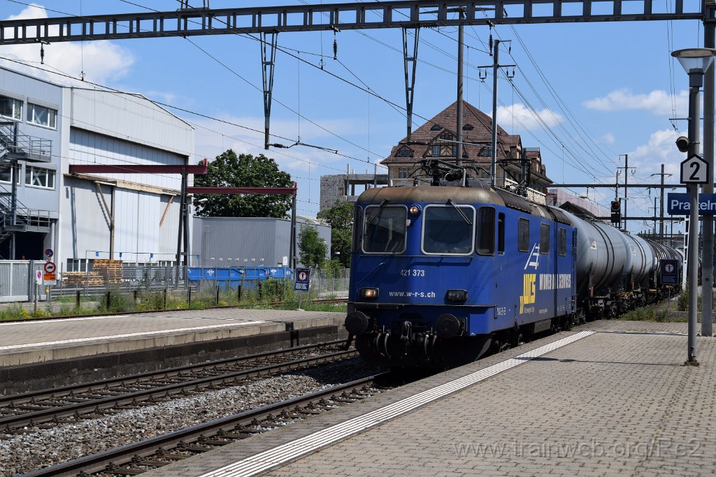 9230-0008-200724.jpg - WRS Re 421.373 (Re 91 85 4 421 373-2 CH-WRSCH) / Pratteln 20.7.2024