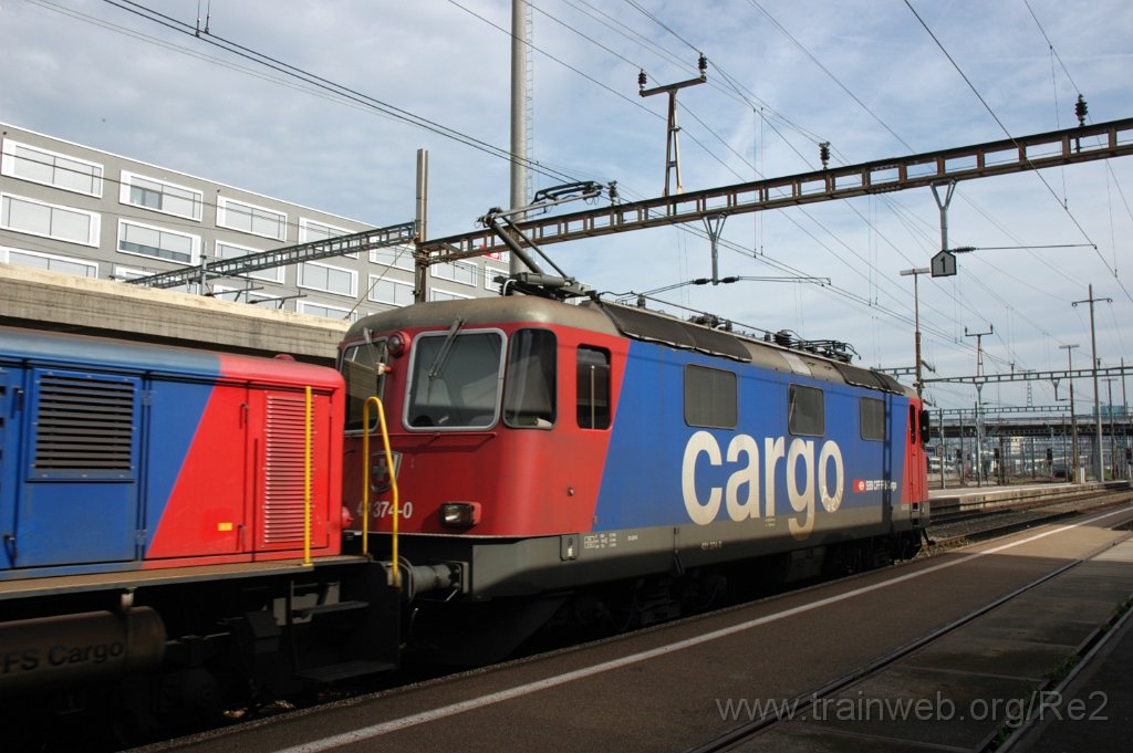 3322-0006-081014.jpg - SBBC Re 421.374-0 (Re 91 85 4 421 374-0 CH-SBBC) / Zürich-Altstetten 8.10.2014