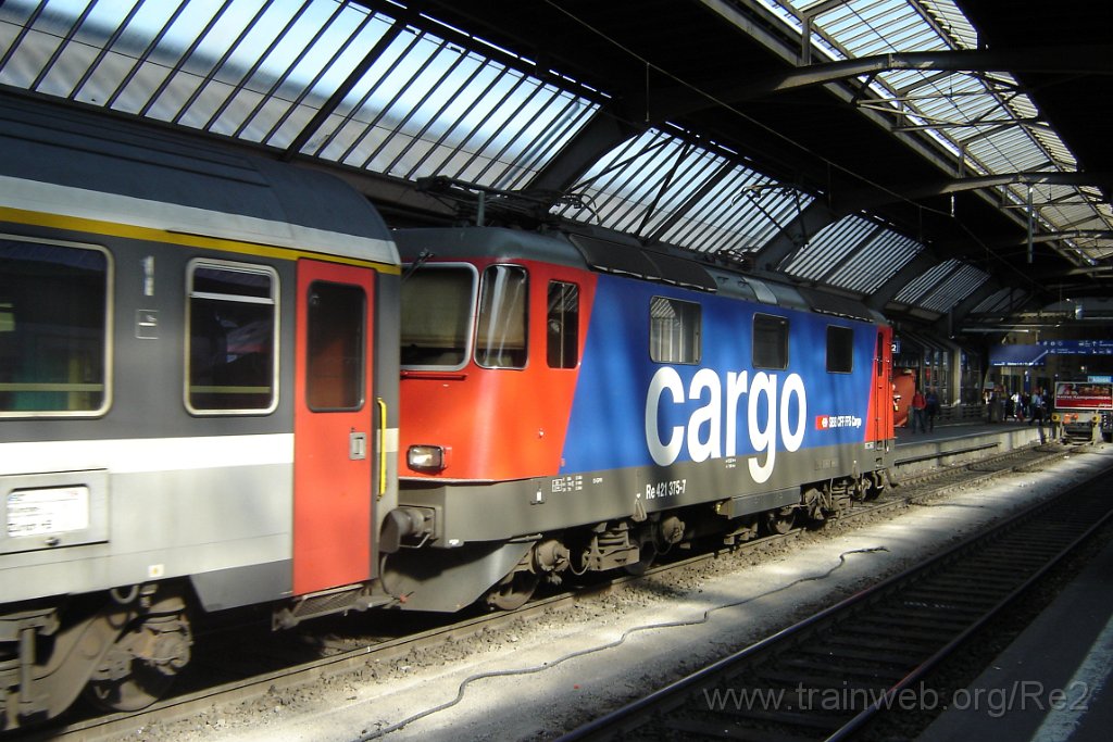 1024-0048-020405.jpg - SBBC Re 421.375-7 / Zürich HB 2.4.2005