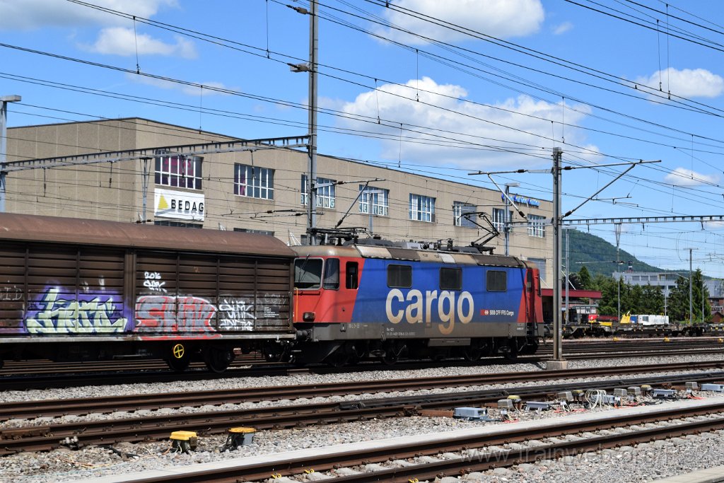 5543-0046-310519.jpg - SBBC Re 421.376-5 (Re 91 85 4 421 376-5 CH-SBBC) / Aarau (Torfeld) 31.5.2019