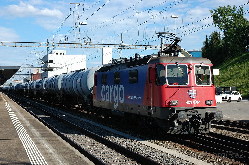 3229-0035-080814.jpg - SBBC Re 421.378-1 (Re 91 85 4 421 378-1 CH-SBBC) / Killwangen-Spreitenbach 8.8.2014