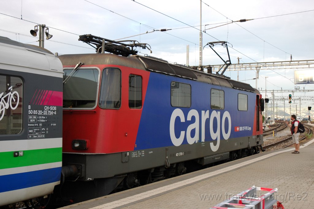 3267-0032-180914.jpg - SBBC Re 421.378-1 (Re 91 85 4 421 378-1 CH-SBBC) / Rapperswil 18.9.2014