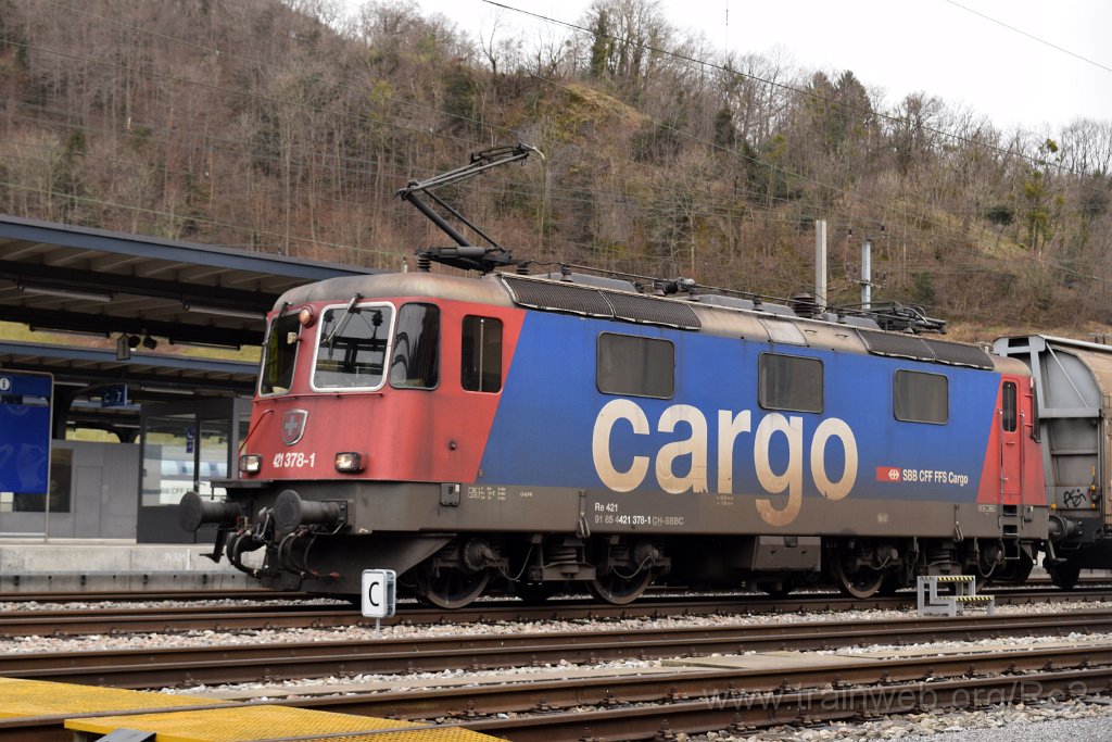 4872-0030-130318.jpg - SBBC Re 421.378-1 (Re 91 85 4 421 378-1 CH-SBBC) / Ziegelbrücke 13.3.2018